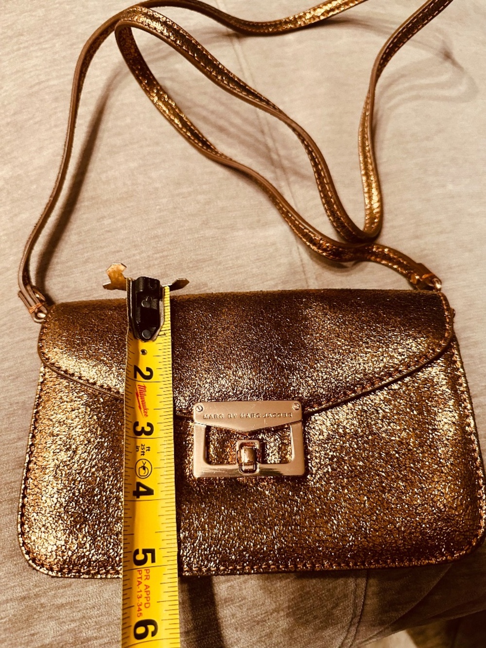 Crossbody purse copper gold by Marc by Marc Jacobs.